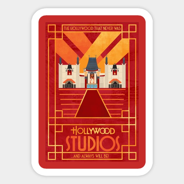 Hollywood Studios Sticker by Lunamis